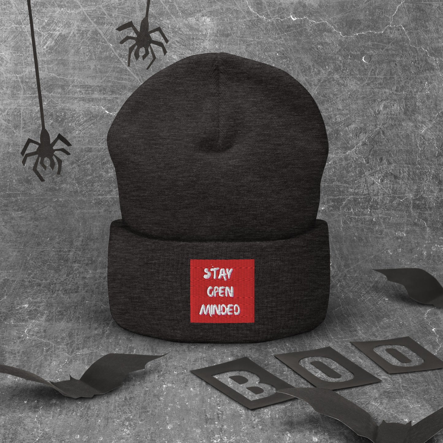 Stay Open Mined Cuffed Beanie