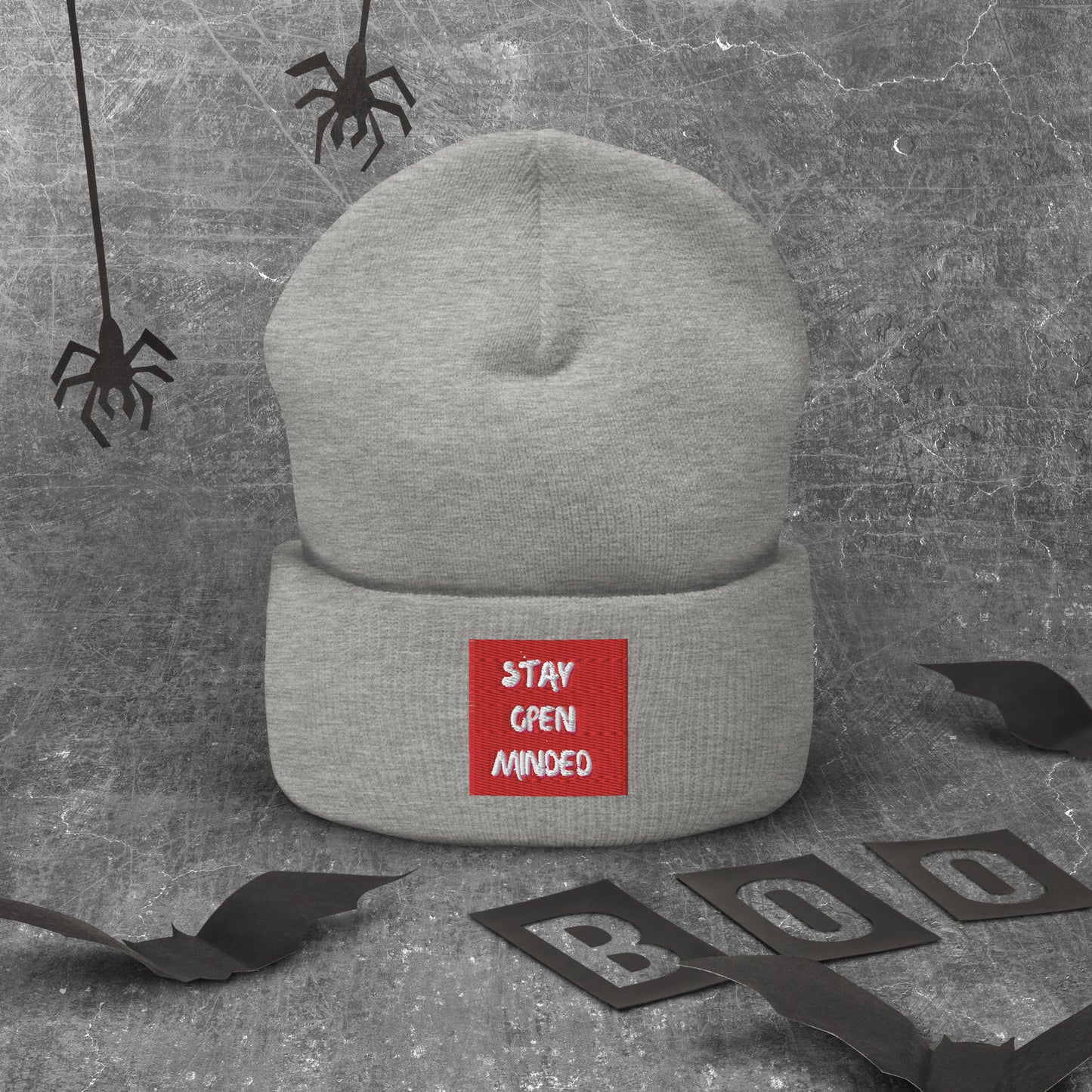 Stay Open Mined Cuffed Beanie